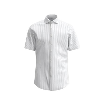 Seidensticker SEIDENSTICKER Zakelijk overhemd Smart Classics zwart / wit