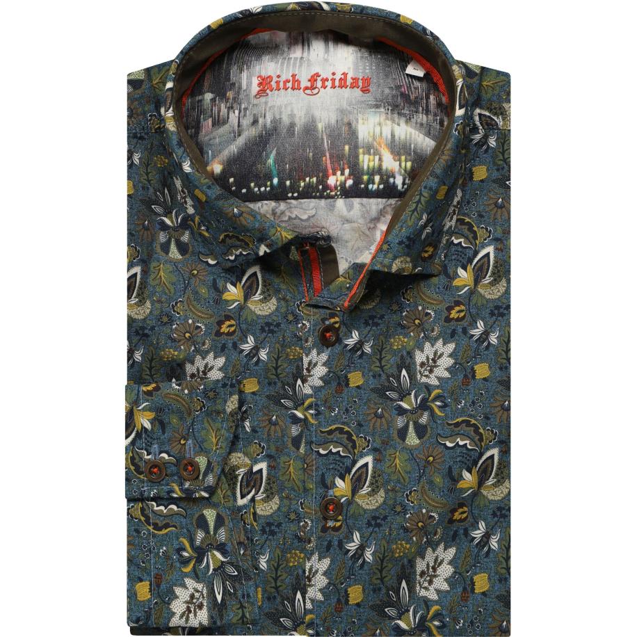 Rich Friday by Jupiter Overhemd groen, Motief Groen