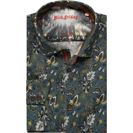 Rich Friday by Jupiter Overhemd groen, Motief