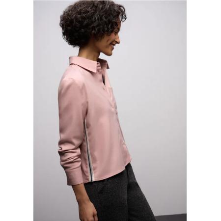 Street One Gemêleerde blouse met tape