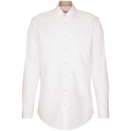 Seidensticker Overhemd wit, Effen