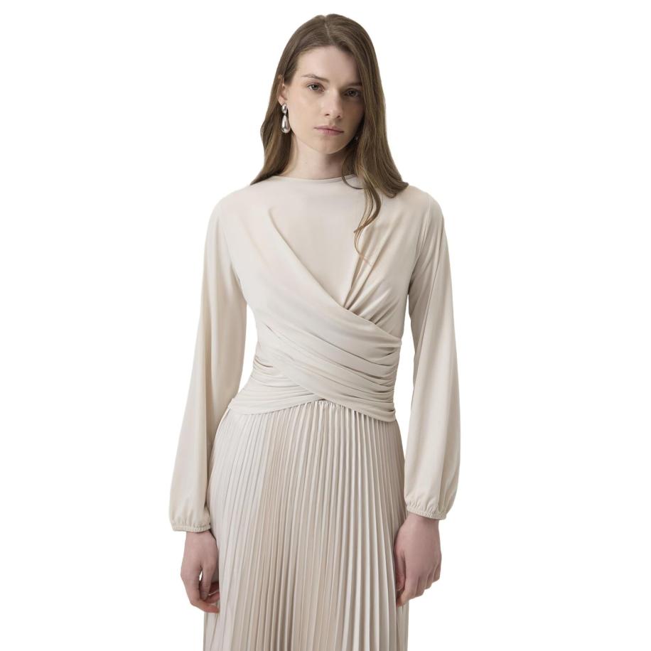 Touche Prive Touche Prive Blouse beige -