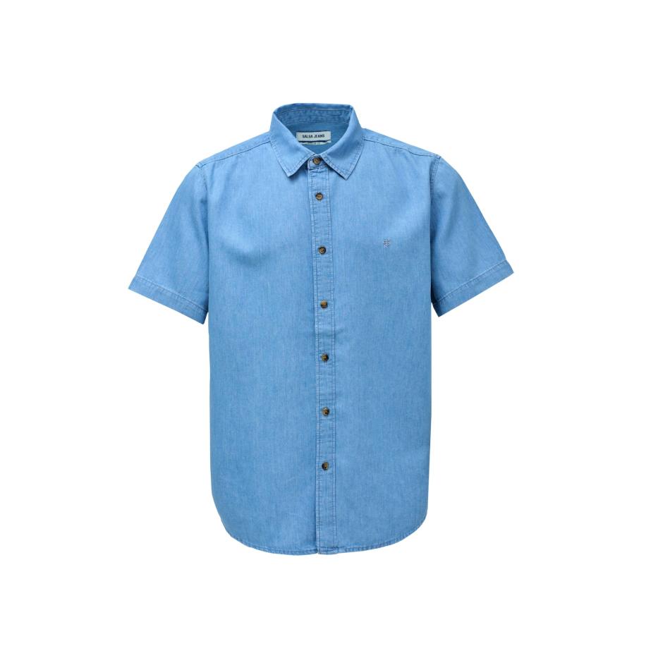 Salsa Salsa Jeans Overhemd Birmingham blauw -