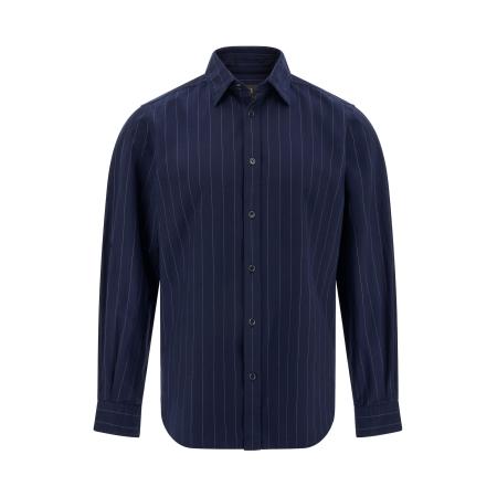 Boggi Milano Boggi Milano Overhemd navy / wit
