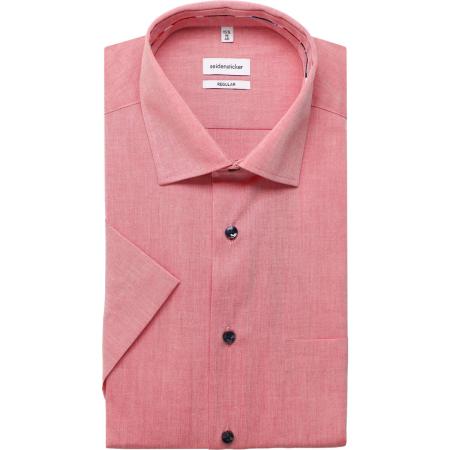 Seidensticker Overhemd Korte mouw rood