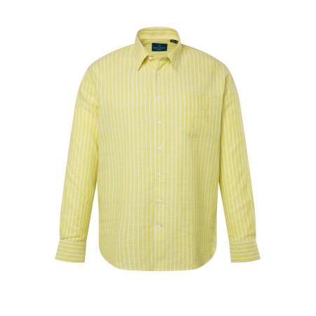 Boston Park Boston Park Overhemd geel / wit