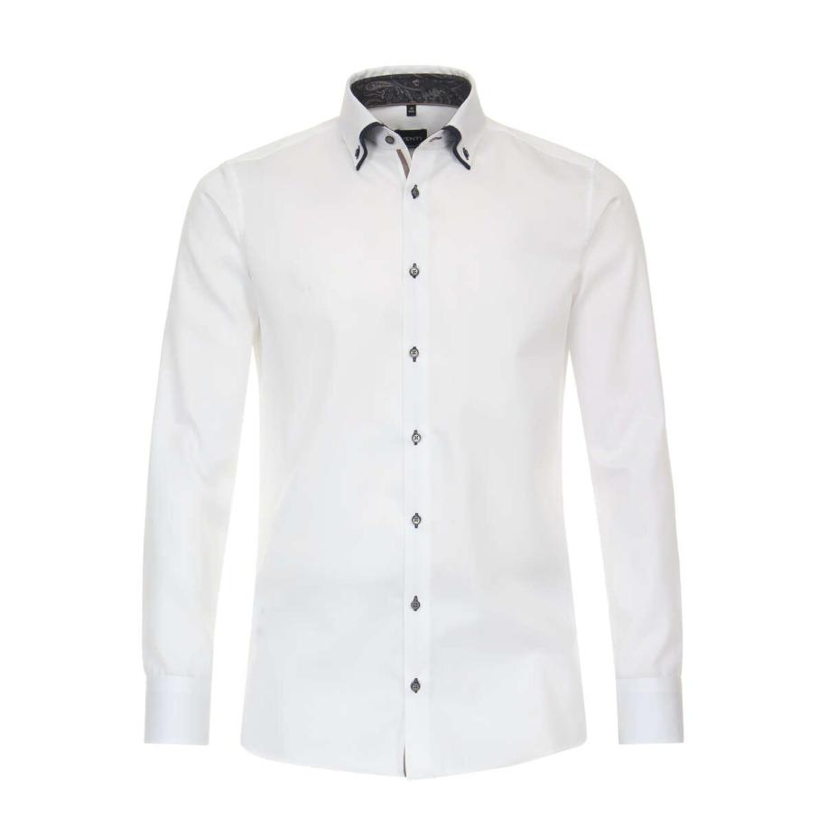 Venti Overhemd wit, Faux-uni Wit