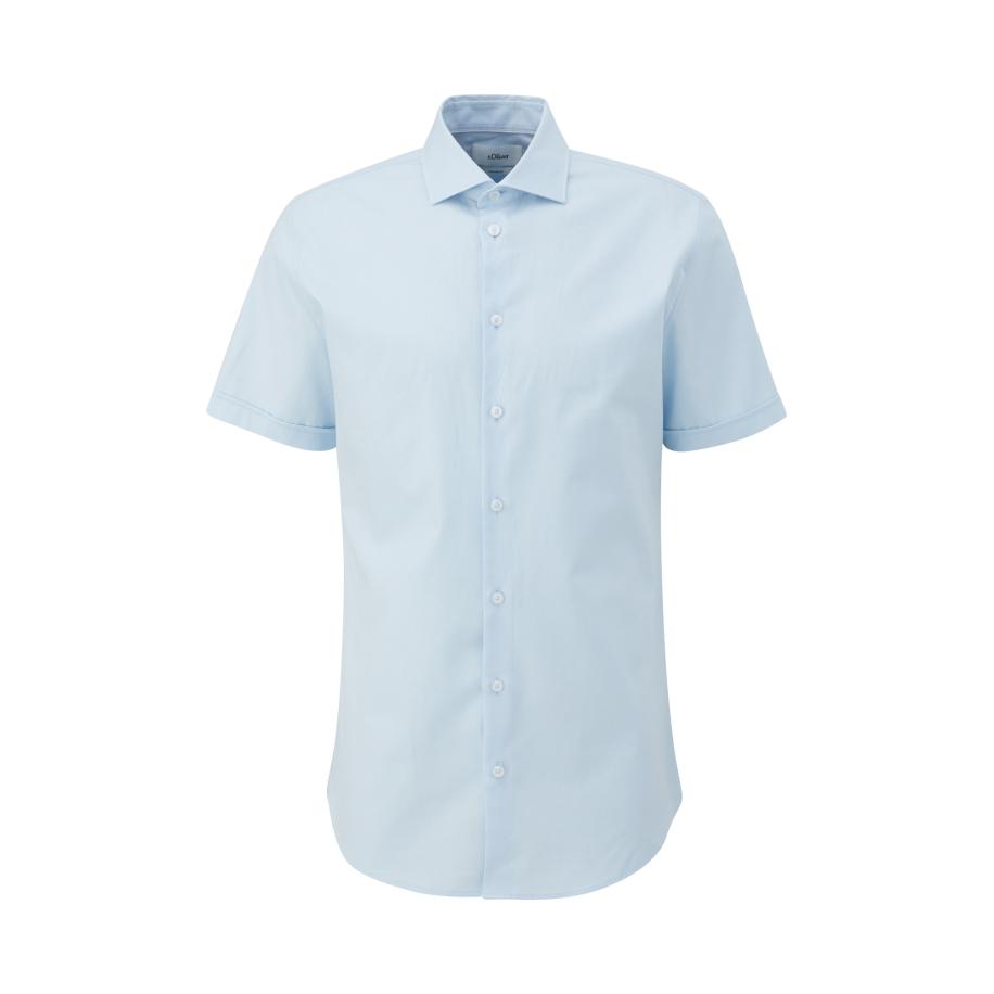 s.Oliver BLACK LABEL Overhemd lichtblauw Blauw
