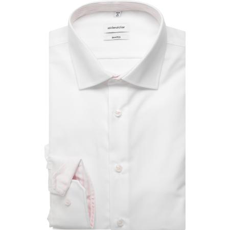 Seidensticker Overhemd wit, Effen