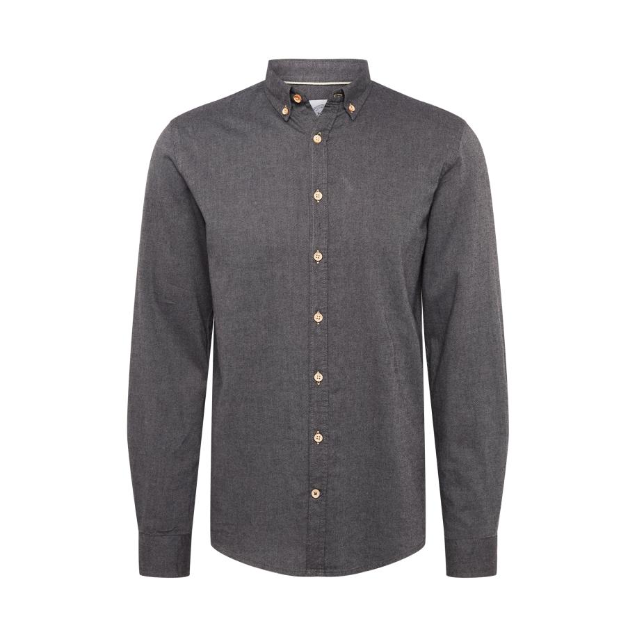 Kronstadt Kronstadt Overhemd Johan Diego donkergrijs -