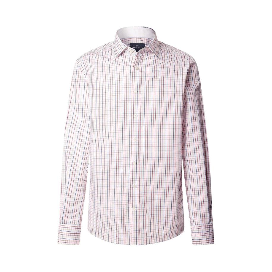 Hackett London Hackett London Overhemd blauw / oranje / rood / wit -