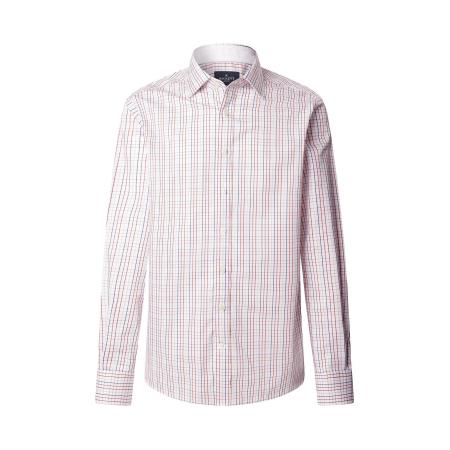 Hackett London Hackett London Overhemd blauw / oranje / rood / wit