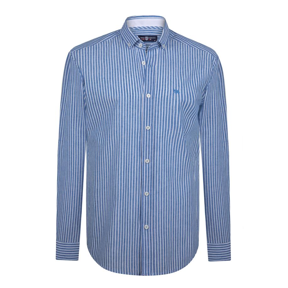 Jimmy Sanders Jimmy Sanders Overhemd blauw / wit -