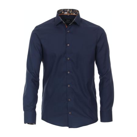 Venti Overhemd blauw, Faux-uni