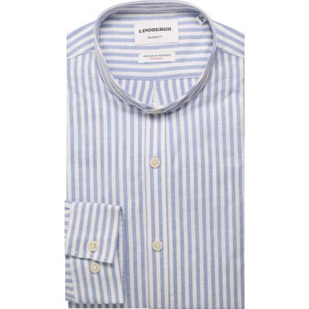 Lindbergh Overhemd lichtblauw, Gestreept