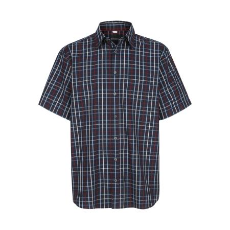 BABISTA Overhemd Korte mouw donkerblauw