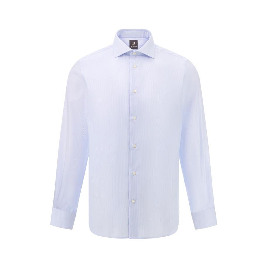 Boggi Milano Boggi Milano Overhemd Windsor pastelblauw / wit -