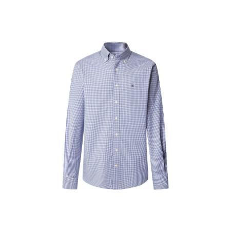 Hackett London Hackett London Overhemd Ess blauw / wit