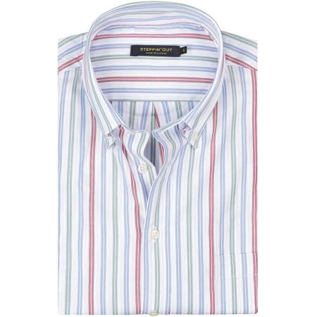Steppin' Out Overhemd Oxford Streep Multicolour
