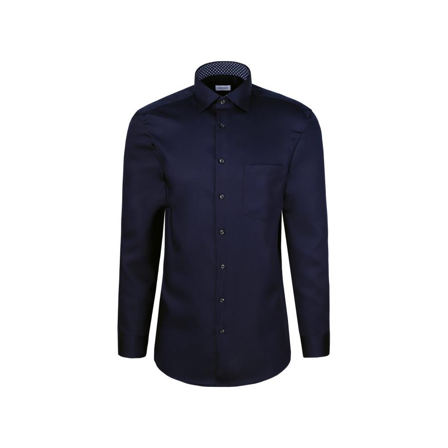 SEIDENSTICKER Zakelijk overhemd donkerblauw Blauw