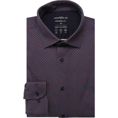 Marvelis Performance Jersey shirt blauw/rood, Motief