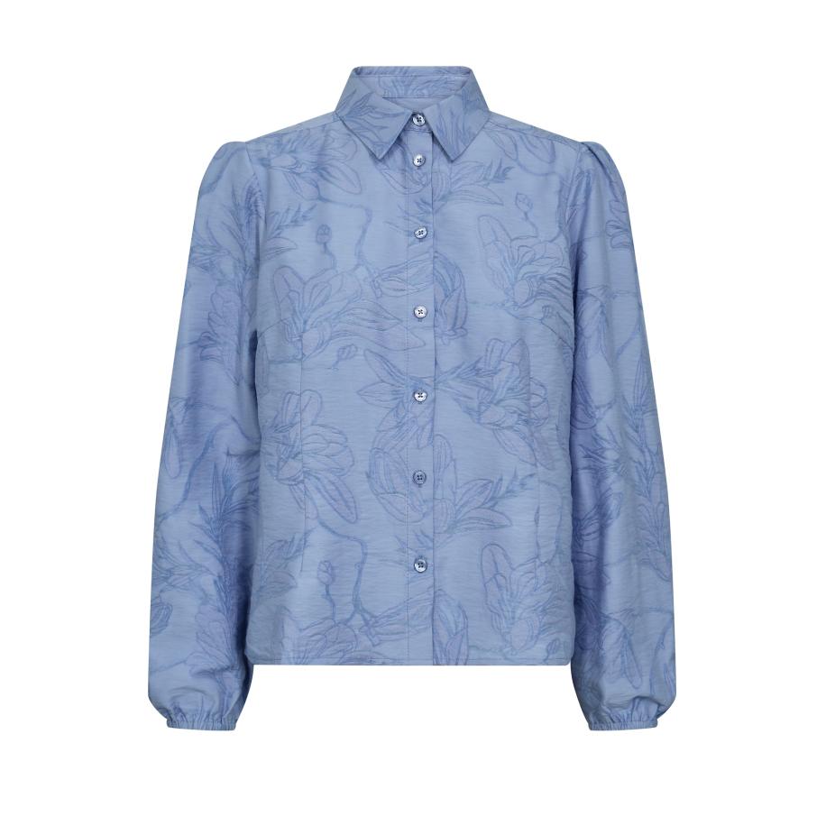 Mos Mosh MOS MOSH Blouse MMRayl blauw / duifblauw -