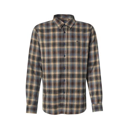 Kronstadt Kronstadt Overhemd Dale beige / marine / enziaan / bruin