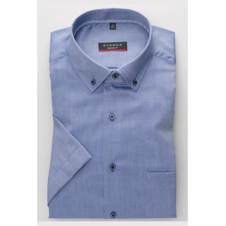 ETERNA Overhemd Korte mouw blauw