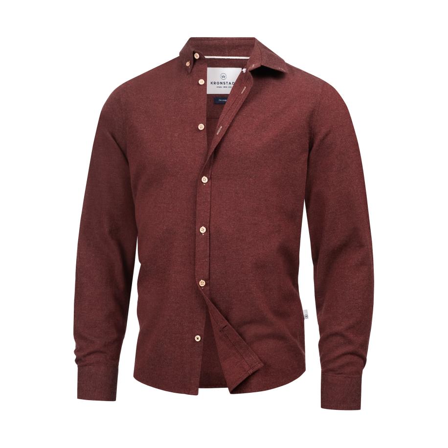 Kronstadt Kronstadt Overhemd Johan Diego bordeaux -