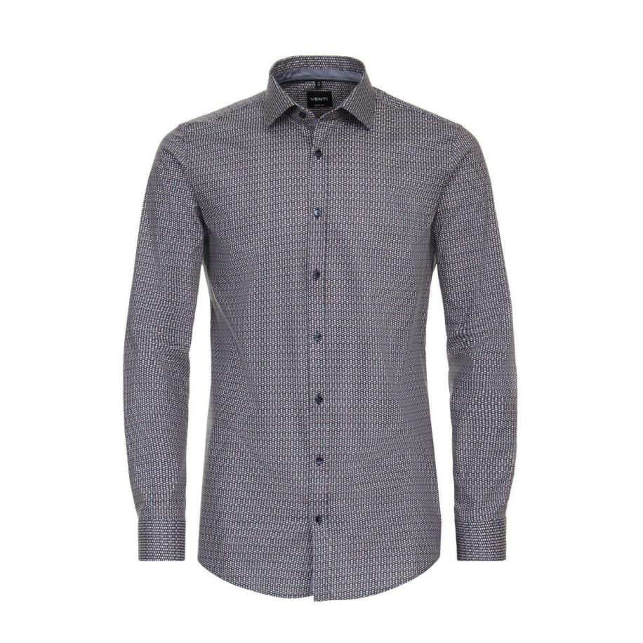 Venti Overhemd bruin, Motief Bruin