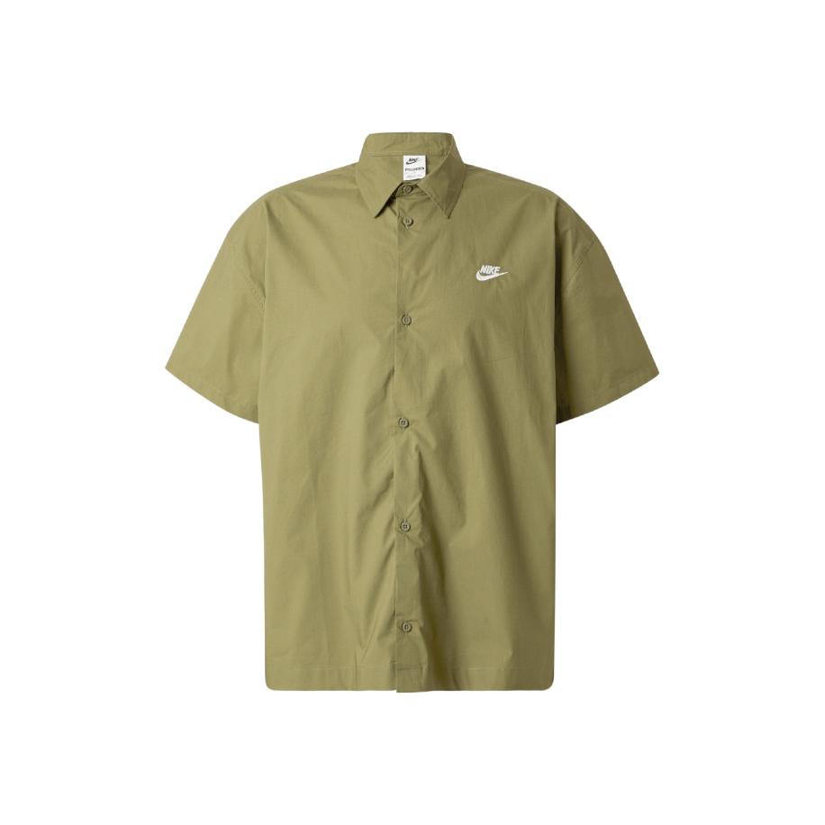 Nike Nike Sportswear Overhemd CLUB olijfgroen / wit -