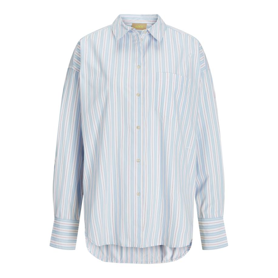 JJXX JJXX Blouse JXJAMIE lichtblauw / rood / wit -