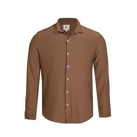 Campus Sutra Overhemd Samara bruin