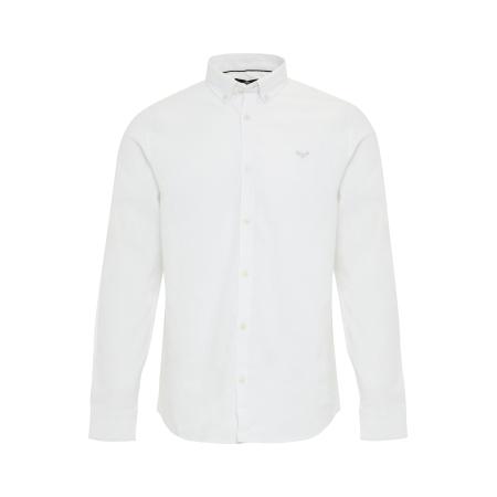 Threadbare Threadbare Overhemd Bale wit