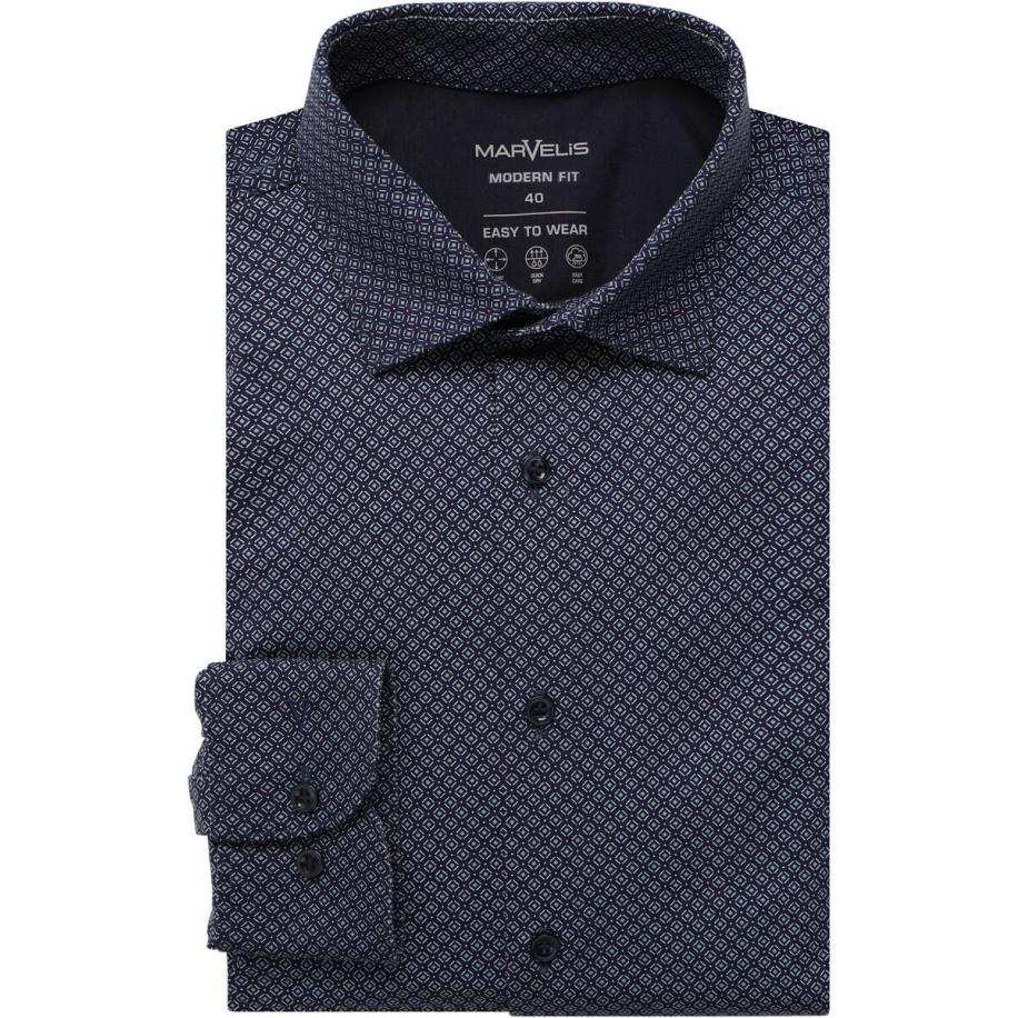 Marvelis Performance Jersey shirt blauw/groen, Motief Multicolor