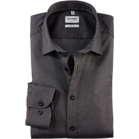 OLYMP Level Five Overhemd olijf, Faux-uni