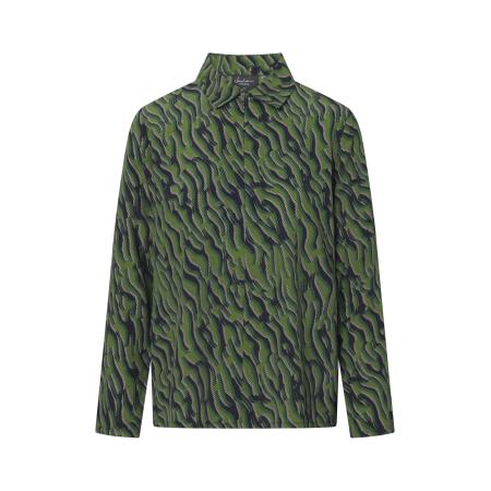 Jascha Stockholm Jascha Stockholm Blouse Saskia beige / groen / zwart