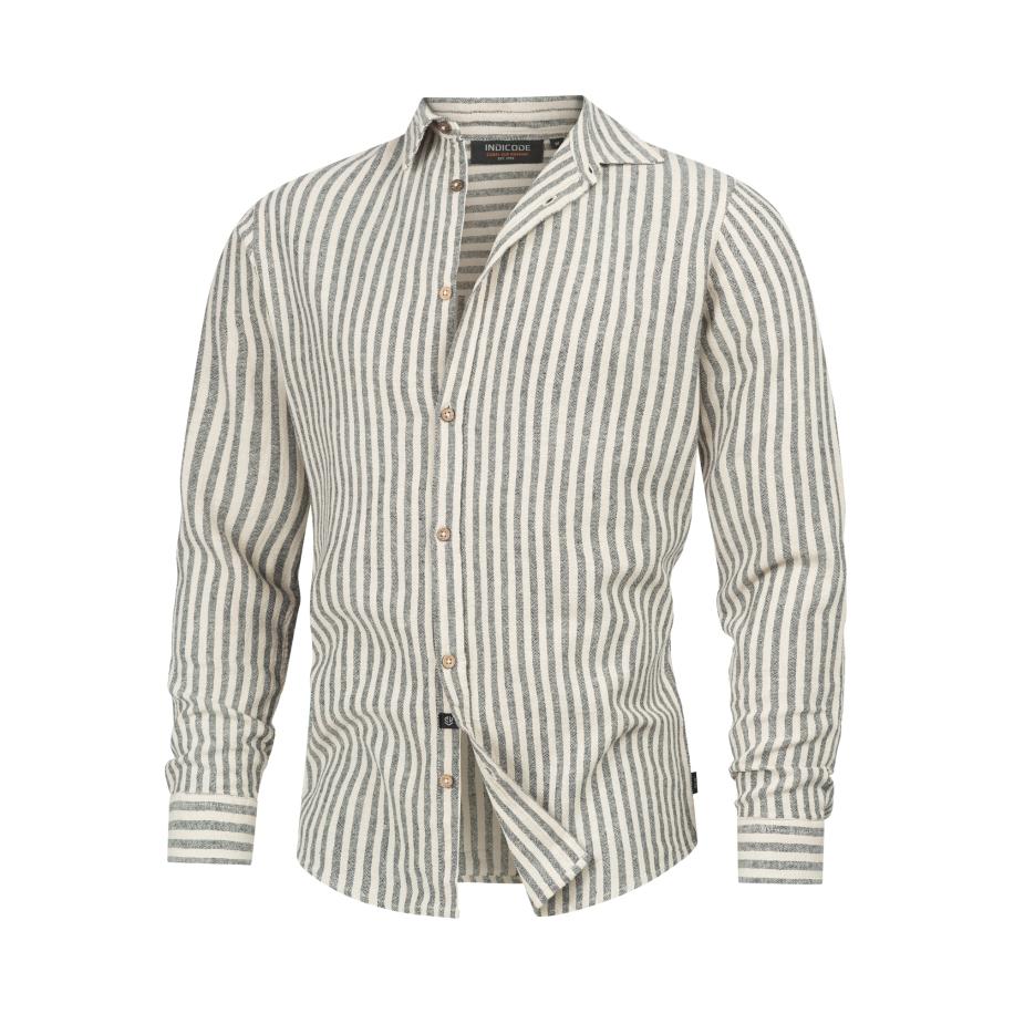 INDICODE JEANS INDICODE JEANS Overhemd Terra beige / smoky blue -