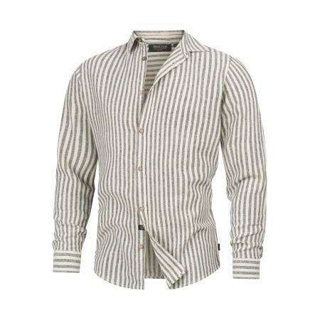 INDICODE JEANS INDICODE JEANS Overhemd Terra beige / smoky blue