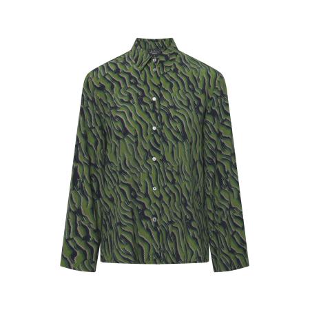 Jascha Stockholm Jascha Stockholm Blouse New Wide beige / groen / zwart