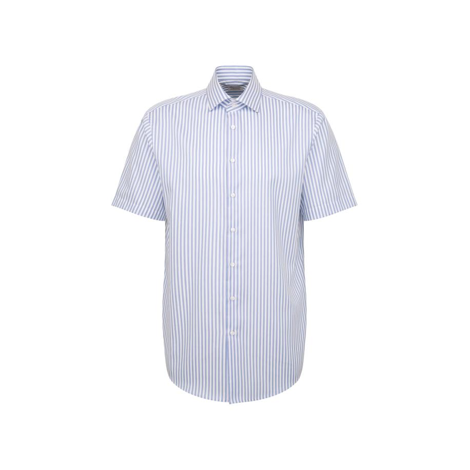 Seidensticker SEIDENSTICKER Zakelijk overhemd Smart Classic lichtblauw / wit -