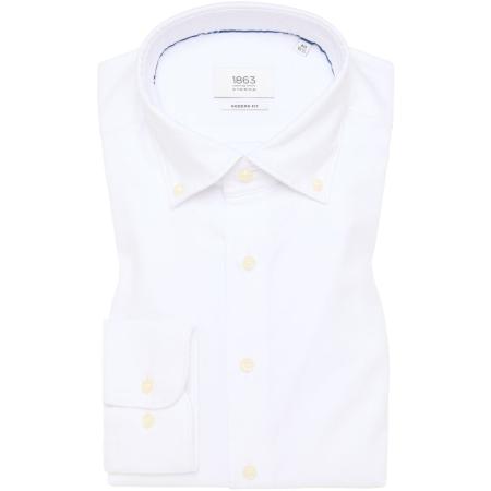 ETERNA 1863 Overhemd wit, Effen