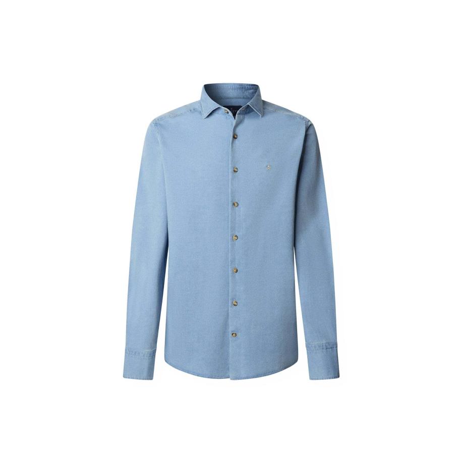 Hackett London Hackett London Overhemd Ess blauw -