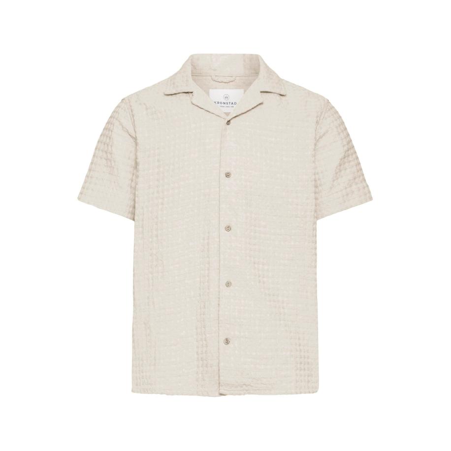 Kronstadt Kronstadt Overhemd Earnest taupe -