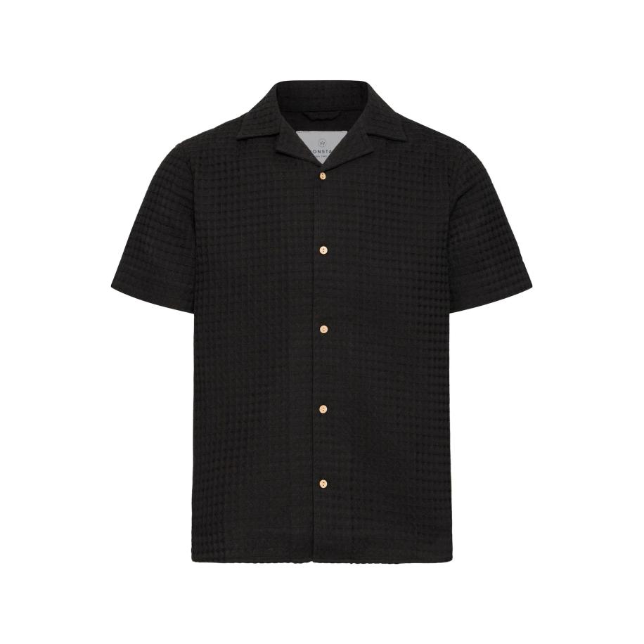 Kronstadt Kronstadt Overhemd Earnest zwart -