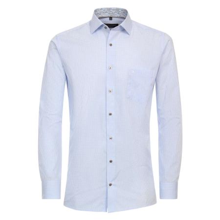 Casa Moda Overhemd blauw, Ruit