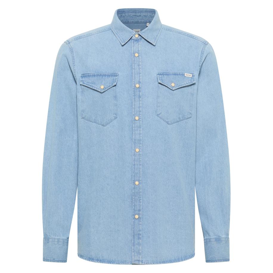 Mustang MUSTANG Overhemd Duver lichtblauw -