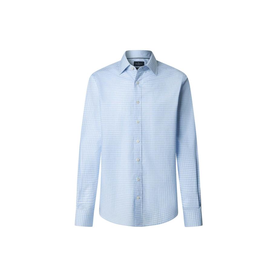 Hackett London Hackett London Overhemd hemelsblauw / wit -