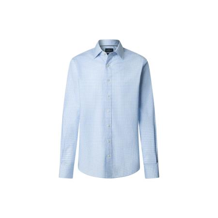 Hackett London Hackett London Overhemd hemelsblauw / wit