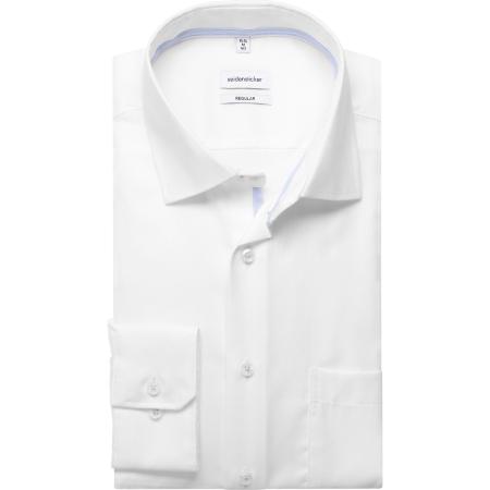 Seidensticker Overhemd wit, Effen